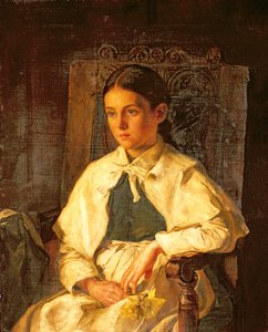 Portrait of a Girl in the Costume of Dr. Woodwards School, Maidstone